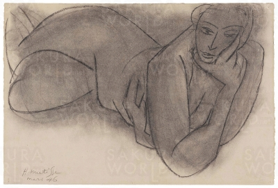 アンリ・マティス≪横たわる裸婦≫1946年Charles H Bayley Picture and Painting Fund 2004.70