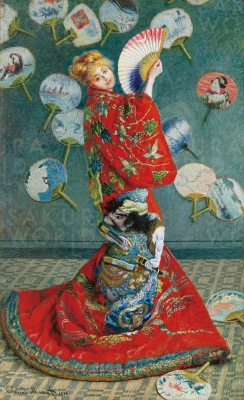 クロード・モネ 《ラ・ジャポネーズ （着物をまとうカミーユ・モネ）》1876年 1951 Purchase Fund 56.147 Photograph © 2014 Museum of Fine Arts, Boston.