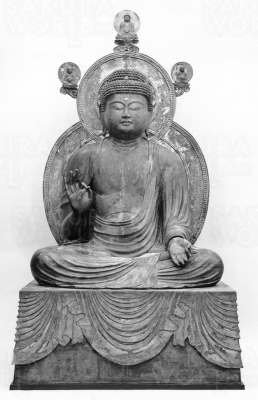 木造阿弥院如来坐像（長隆寺蔵･博物館寄託）