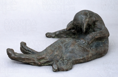 戸張孤雁《猫》1910年