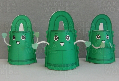 郷土資料館オリジナルキャラクタ どうたくん　ぺんたてクラフト