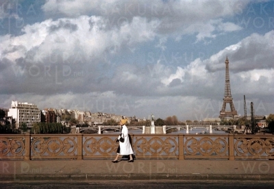 ミラボー橋、パリ（1955年）©Naoko Kimura