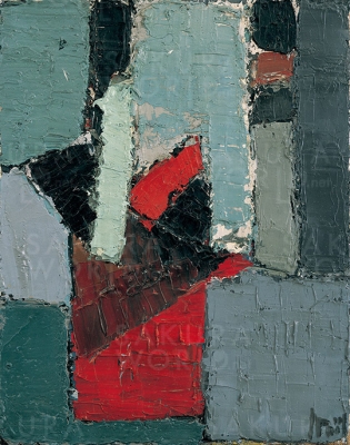 ニコラ･ド･スタール《コンポジション》1950 メナード美術館  初公開コレクション