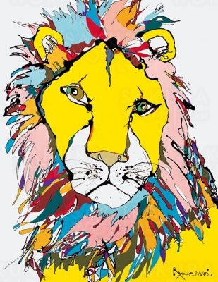 今井龍満≪Lion≫2014 メナード美術館蔵