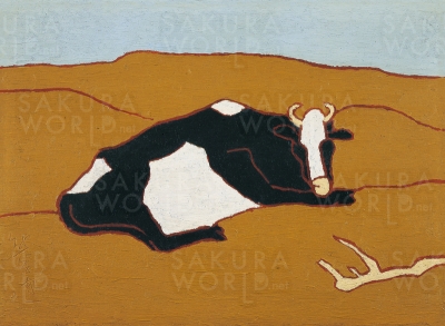 熊谷守一《牛》1956年 メナード美術館 初公開コレクション