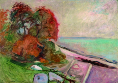 エドヴァルド・ムンク《浜辺の風景》1904年 メナード美術館初公開コレクション