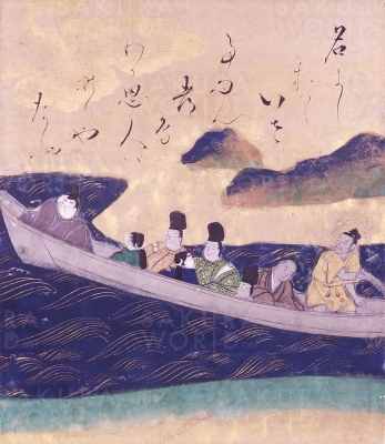 俵屋宗達《伊勢物語・隅田川図》 メナード美術館所蔵