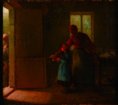 ジャン=フランソワ・ミレー《慈愛》1858-59年 トマ=アンリ美術館©Musée Thomas-Henry,Cherbourg-en-Cotentin