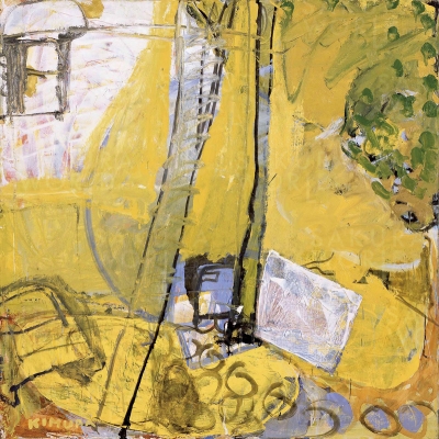《樹の下(木陰)》1976年 油彩・キャンヴァス 豊橋市美術博物館蔵©ADAGP,Paris&JASPAR,Tokyo, 2019