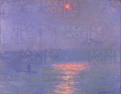 クロード・モネ「霧の中の太陽」 1904年 個人蔵