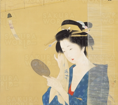 伊藤小坡「浴後美人」１９４０年頃 古川美術館蔵