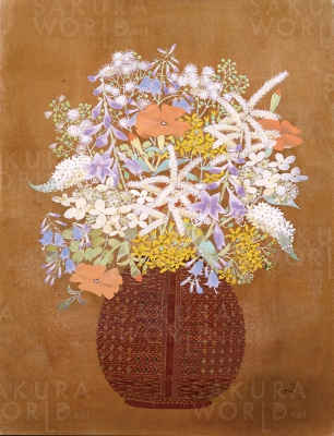 堀文子「 高原の夏」 古川美術館