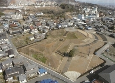 昼飯大塚古墳の航空写真