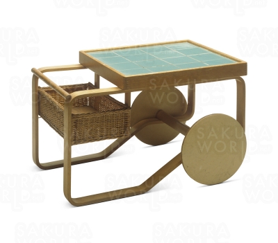 アルヴァ・アアルト《ティー・トロリー900》1937年 Tea Trolley No 900, Alvar Aalto, 1937 ©Vitra Design Museum photo: Jürgen Hans