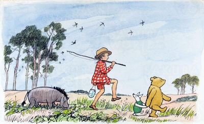 E. H. シェパード  『絵本　クマのプーさん』原画 1965年