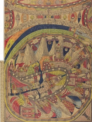 《ネゲルハル〔黒人の響き〕》 １９１１年 ベルン美術館 アドルフ・ヴェルフリ財団蔵 ⒸＡｄｏｌｆ Ｗöｌｆｌｉ Ｆｏｕｎｄａｔｉｏｎ， Ｍｕｓｅｕｍ ｏｆ Ｆｉｎｅ Ａｒｔｓ Ｂｅｒｎ