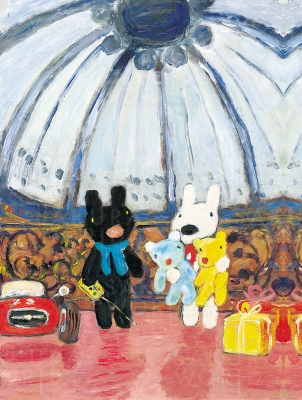 『リサとガスパール デパートのいちにち』 Hachette Livre ○c 2003 Anne Gutman and Georg Hallensleben
