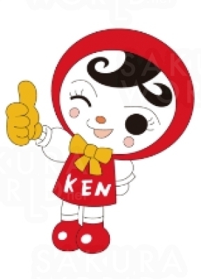 人権イメージキャラクター 人KENあゆみちゃん