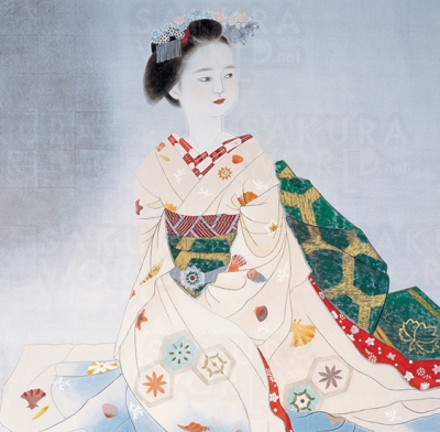 小倉遊亀《舞妓》1969年 京都国立近代美術館蔵 ※前期展示