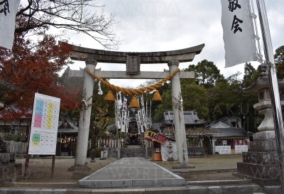 御首神社 左義長