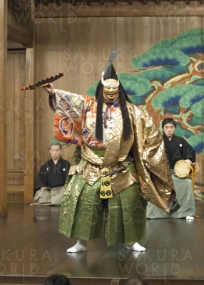 能「田村」撮影：辻井清一郎