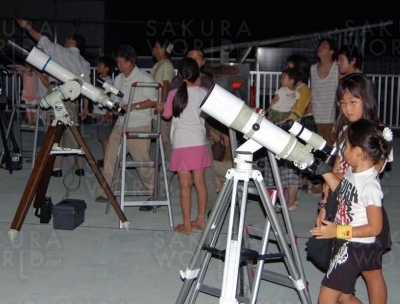 星見会「月や木星、アンドロメダ銀河など季節の天体の観察」