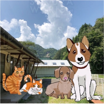 GWイベント 自由工作・センター犬とのふれあい体験