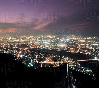 金華山の山頂 岐阜城から眺める360度パノラマ夜景！